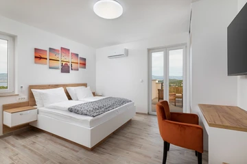 Heated-Pool Villa with Sea Views in Vrbnik