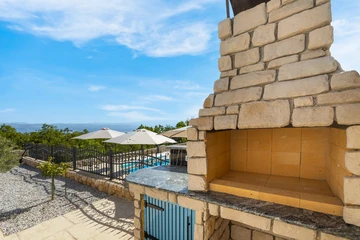 Heated-Pool Villa with Sea Views in Vrbnik