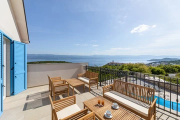 Heated-Pool Villa with Sea Views in Vrbnik