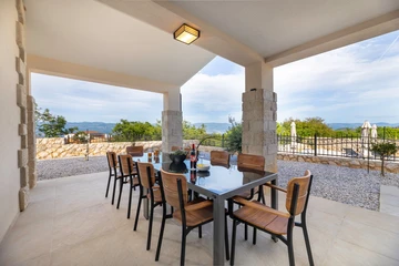 Heated-Pool Villa with Sea Views in Vrbnik