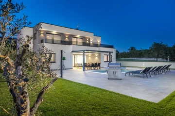 Villa with Saltwater Pool in Juršići