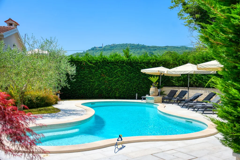 Jakomići Villa for 10 Guests with Private Pool