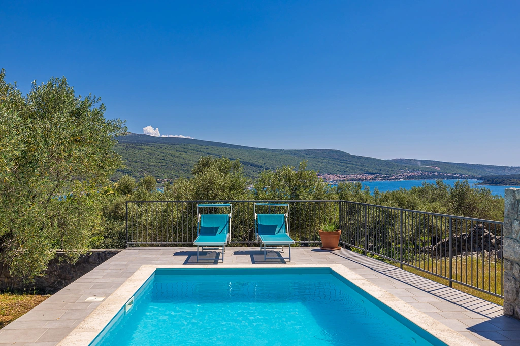 Villa with Private Pool and Sea View in Kornić