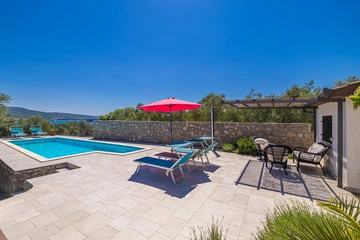 Villa with Private Pool and Sea View in Kornić