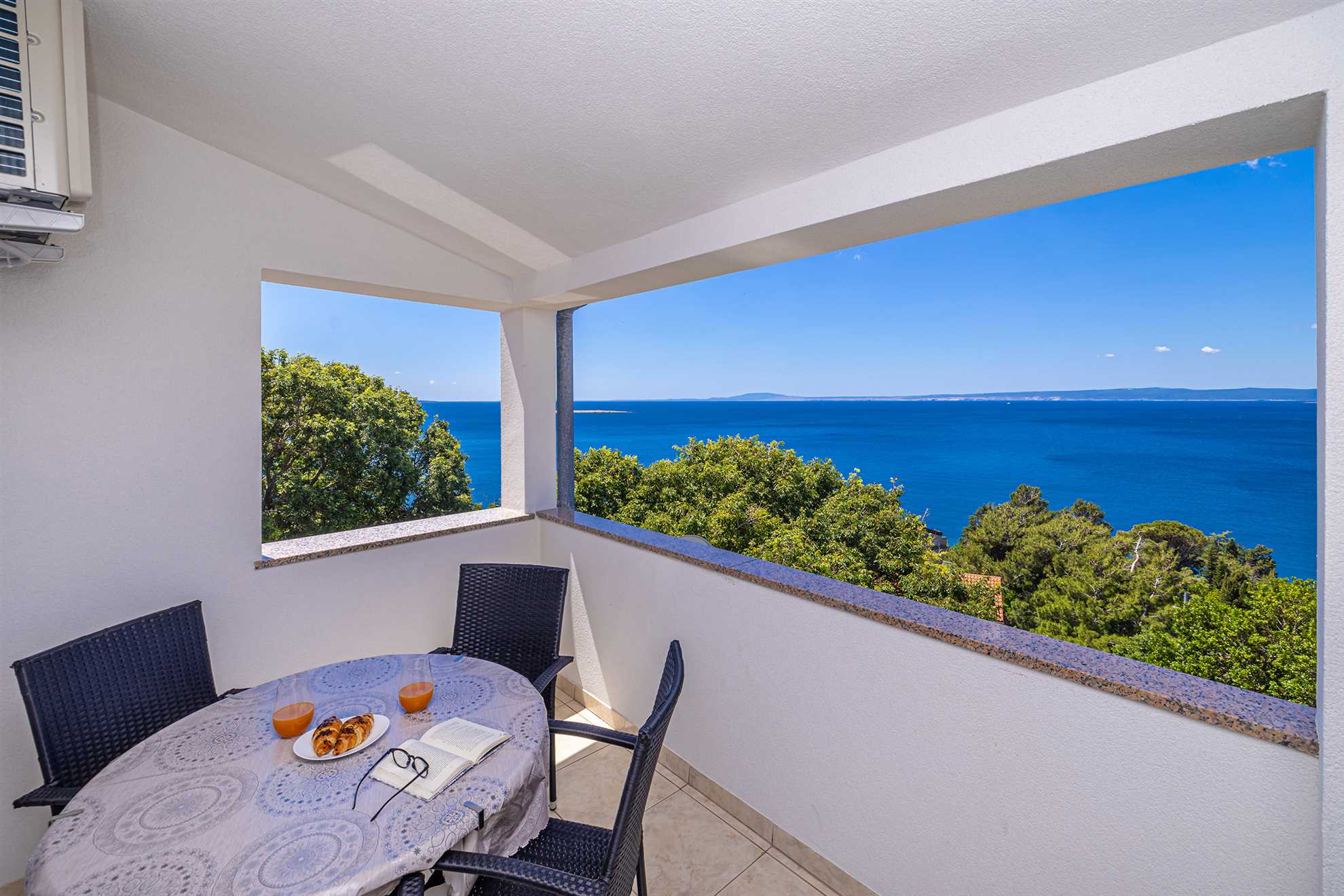 Apartment STARA BAŠKA mit Meerblick