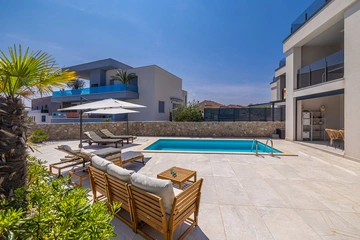 Apartment in Krk with Private Pool and Sea View