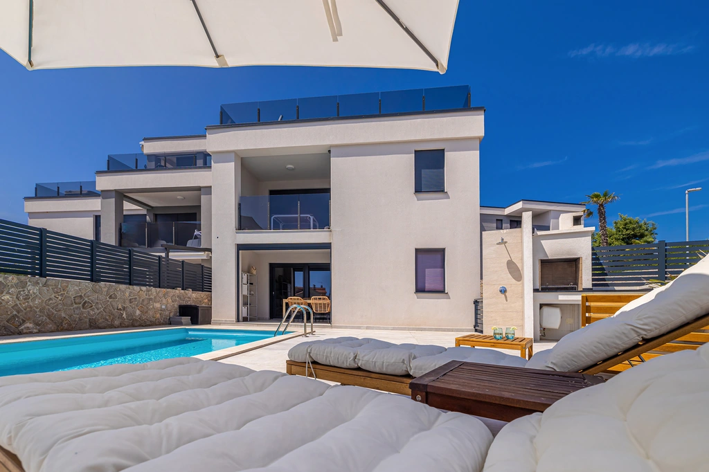 Apartment in Krk with Private Pool and Sea View