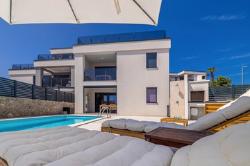 Apartment in Krk with Private Pool and Sea View