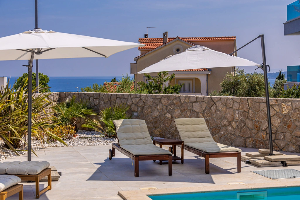 Apartment in Krk with Private Pool and Sea View