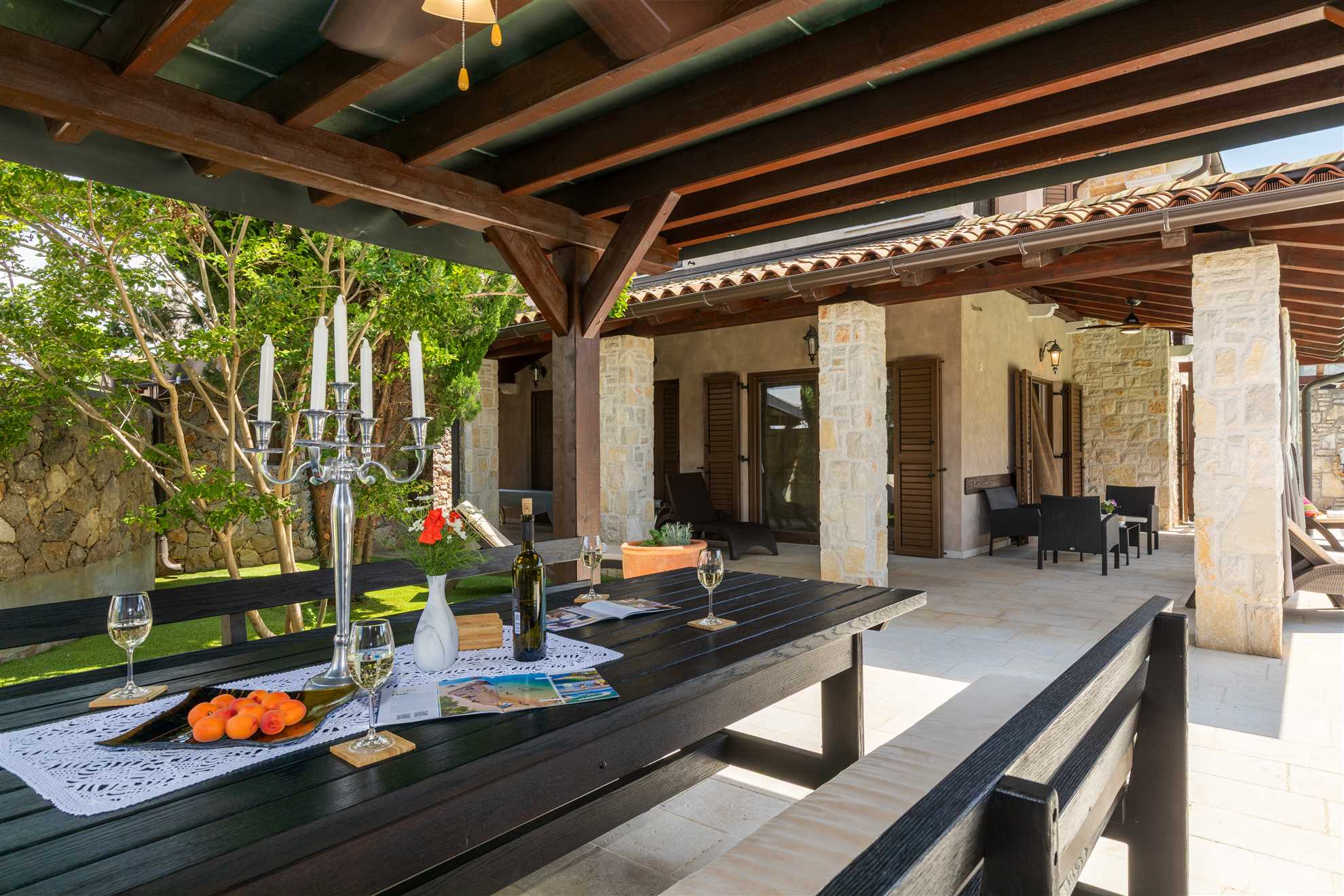 Ferienhaus SEASCAPE I mit beheiztem Pool und großzügigem Garten