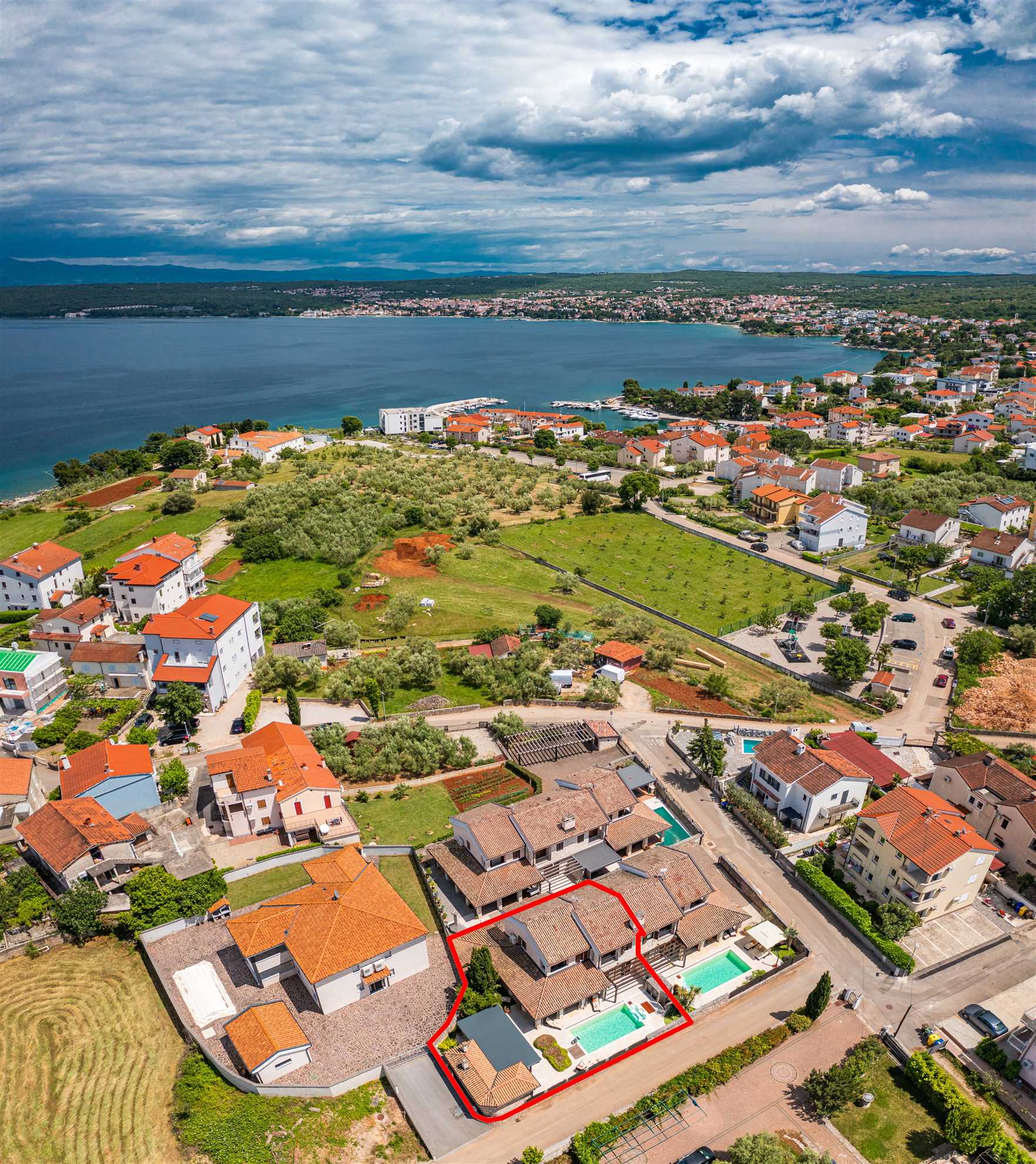 Ferienhaus SEASCAPE I mit beheiztem Pool und großzügigem Garten