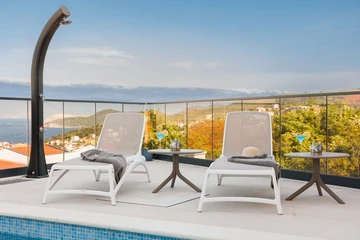 Vrbnik Villa with Private Heated Pool & Sea View