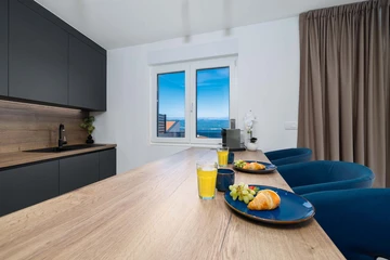 Vrbnik Villa with Private Heated Pool & Sea View