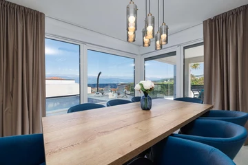 Vrbnik Villa with Private Heated Pool & Sea View