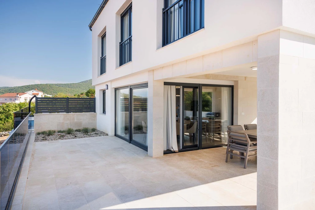 Villa in Vrbnik with Private Heated Pool & Sea View