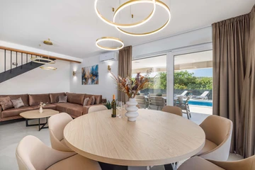 Villa in Vrbnik with Private Heated Pool & Sea View