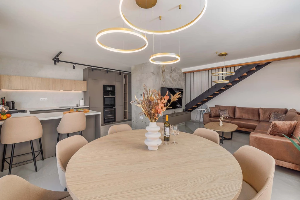 Villa in Vrbnik with Private Heated Pool & Sea View