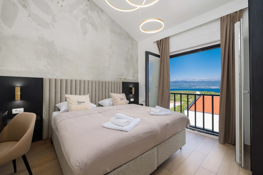 Villa in Vrbnik with Private Heated Pool & Sea View