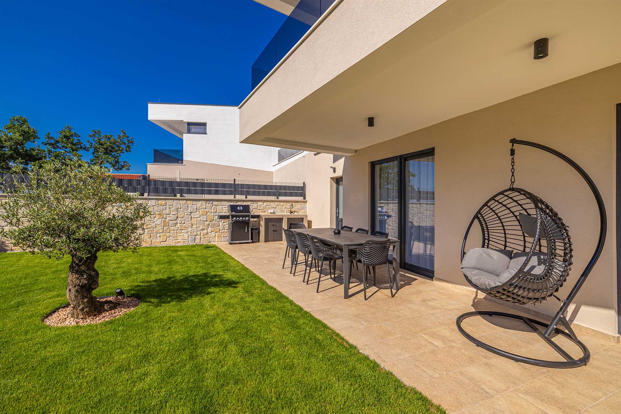 Ferienhaus OLIVE BLUE mit privatem Pool