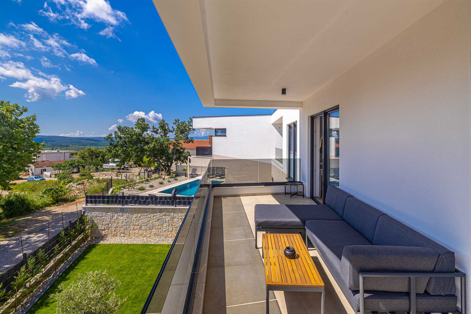 Ferienhaus OLIVE BLUE mit privatem Pool