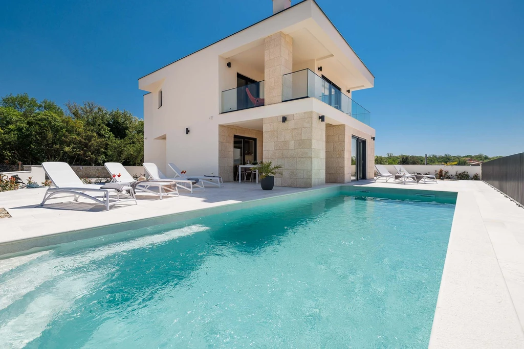 Malinska Villa with Private Heated Saltwater Pool