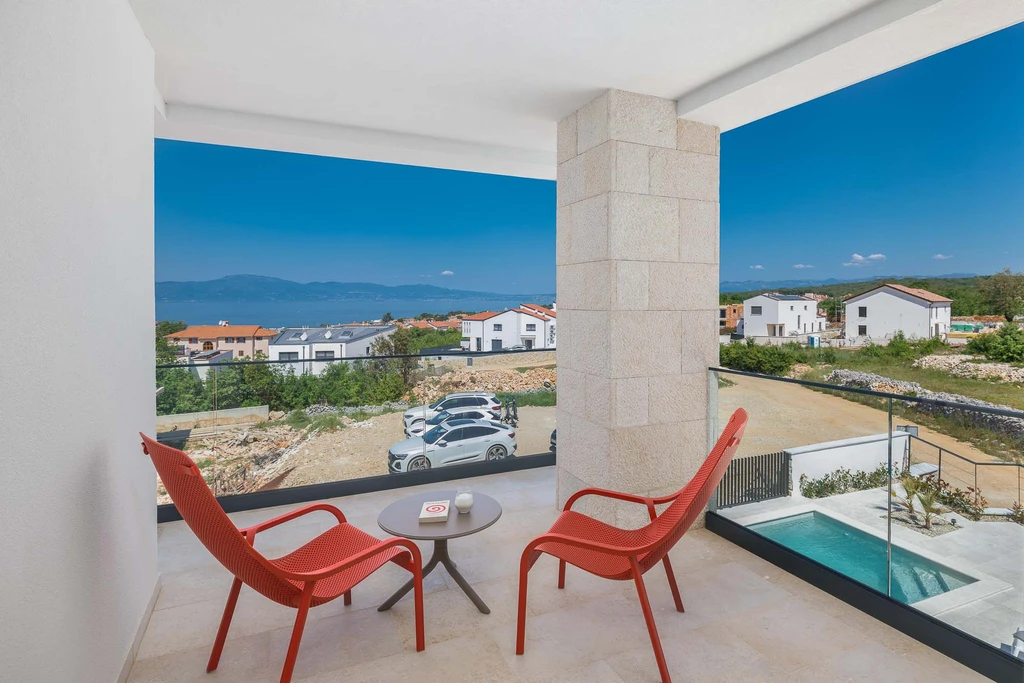 Malinska Villa with Private Heated Saltwater Pool