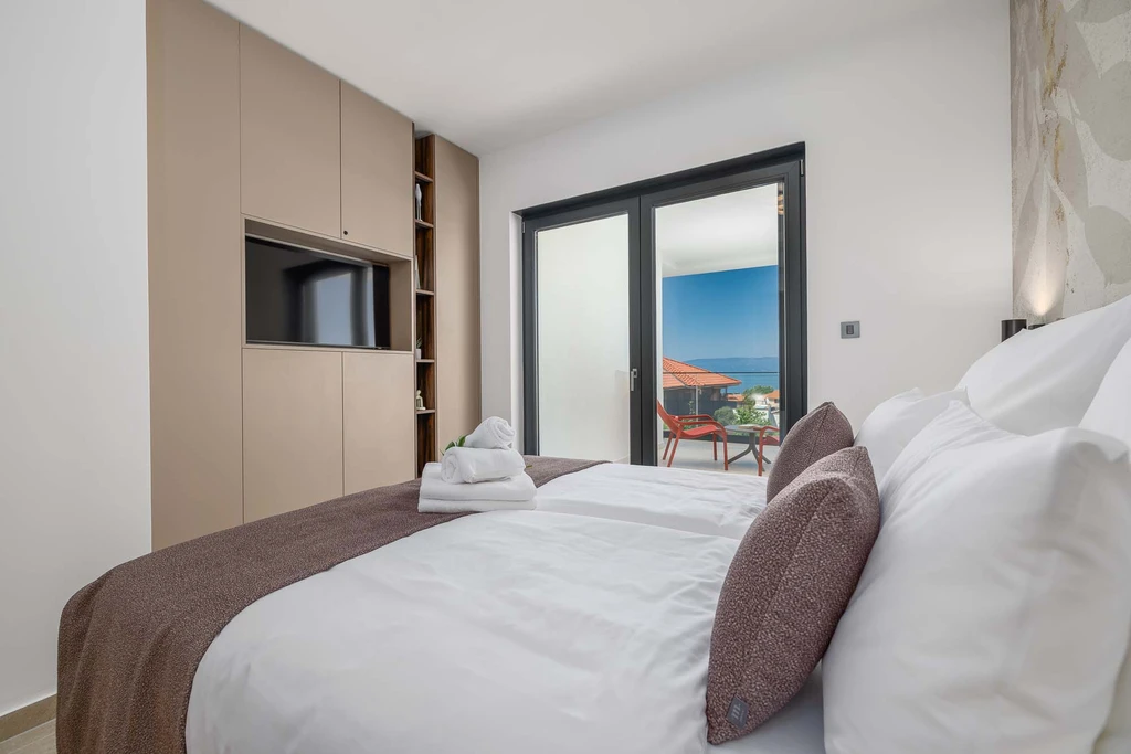 Malinska Villa with Private Heated Saltwater Pool