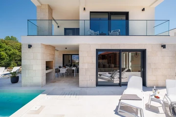 Malinska Villa with Private Heated Saltwater Pool