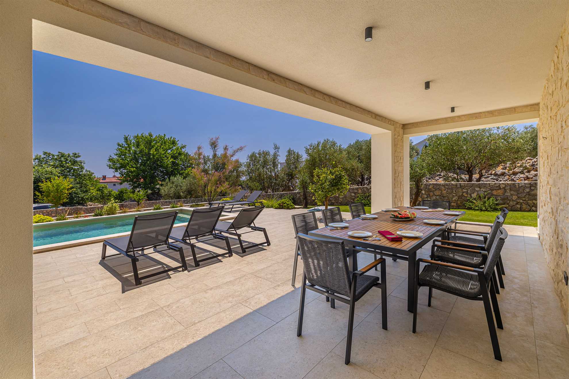 Villa LA RESIDENCE OLIVETTE mit privatem Pool und Sauna