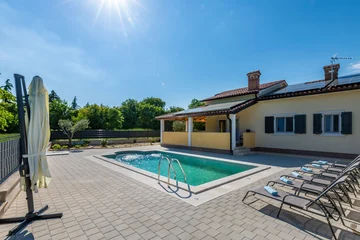 Ground-Floor Villa in Nedešćina with Private Pool