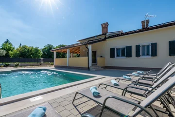 Ground-Floor Villa in Nedešćina with Private Pool