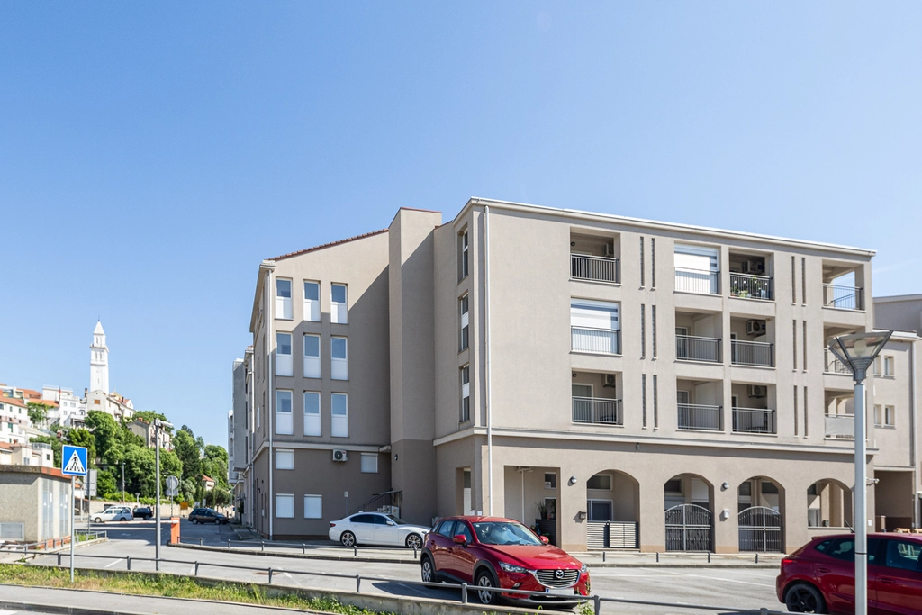 Apartment in Novi Vinodolski with Sea-View Balcony