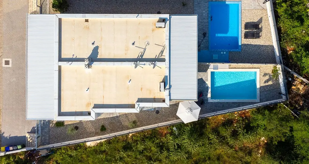 Sea-View Villa with Pool in Malinska for 6