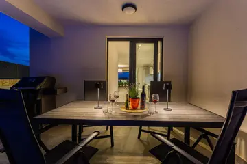 Sea-View Villa with Pool in Malinska for 6