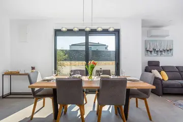 Sea-View Villa with Pool in Malinska for 6