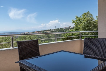 Apartment with Sea View Balcony in Crikvenica