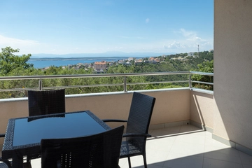 Apartment with Sea View Balcony in Crikvenica
