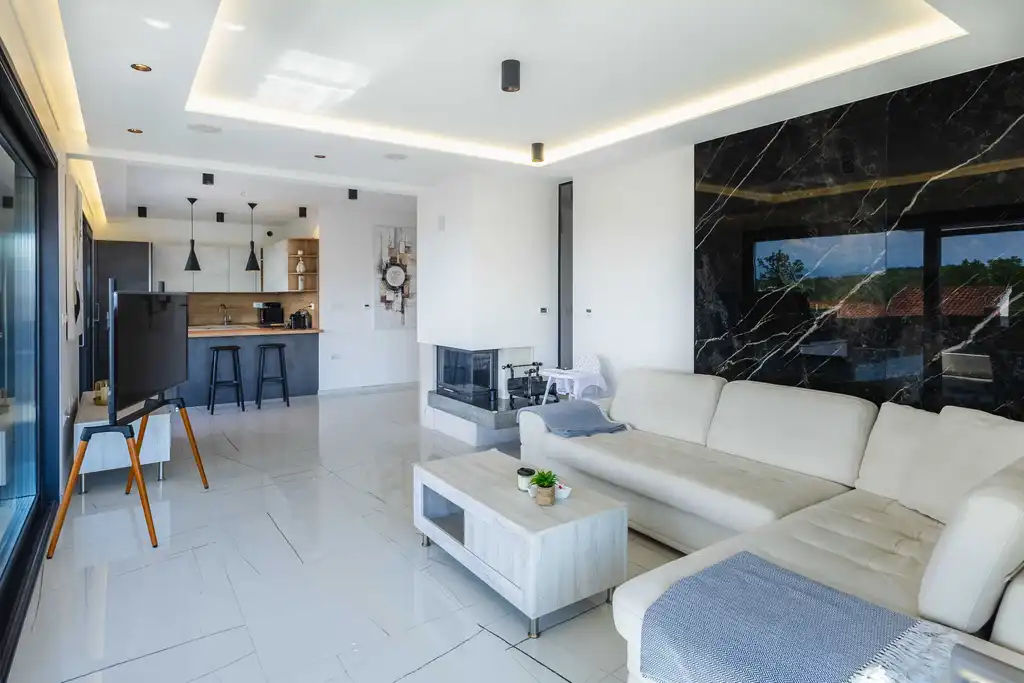 3-Bedroom Apartment in Njivice with Sea-View Terrace