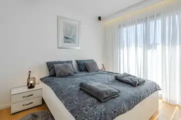 3-Bedroom Apartment in Njivice with Sea-View Terrace