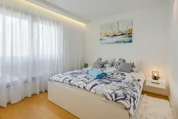 3-Bedroom Apartment in Njivice with Sea-View Terrace