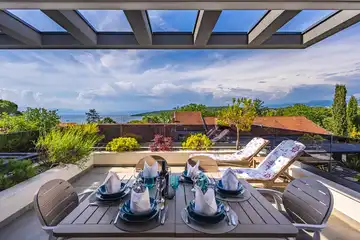 3-Bedroom Apartment in Njivice with Sea-View Terrace