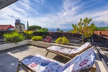 3-Bedroom Apartment in Njivice with Sea-View Terrace