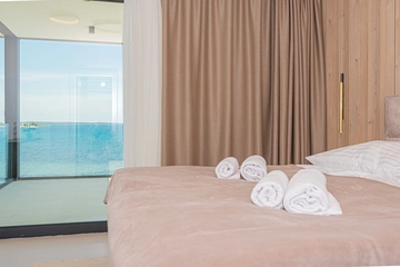 Seafront Villa with Pool and Game Room in Privlaka