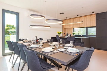 Seafront Villa with Pool and Game Room in Privlaka