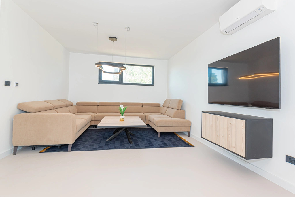 Seafront Villa with Pool and Game Room in Privlaka