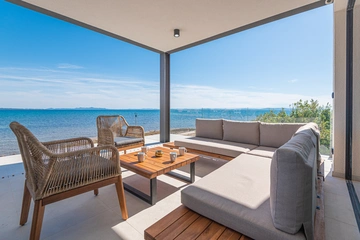 Seafront Villa with Pool and Game Room in Privlaka