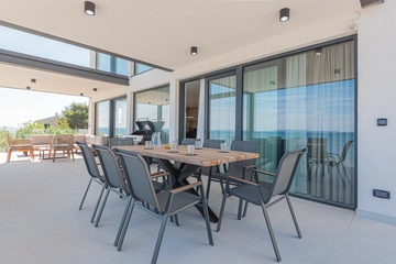 Seafront Villa with Pool and Game Room in Privlaka