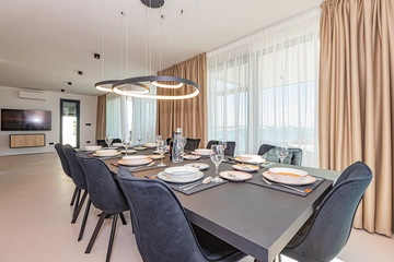 Privlaka Seafront Villa with Private Pool & Game Room