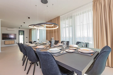 Privlaka Seafront Villa with Private Pool & Game Room