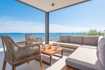 Privlaka Seafront Villa with Private Pool & Game Room